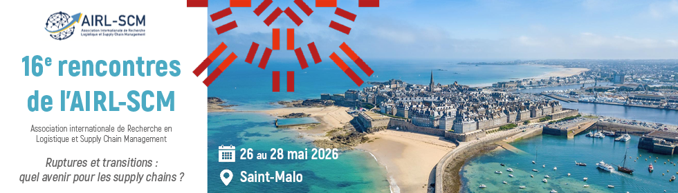 Rencontres Internationales de la Recherche en Logistique - Supply Chain Management 2026>